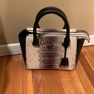 Super cute black and snakeskin Michael Kors bag